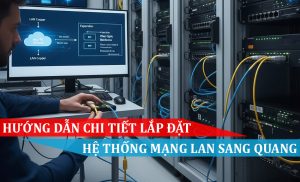 Hướng dẫn chi tiết lắp đặt hệ thống mạng LAN sang Quang hoàn chỉnh