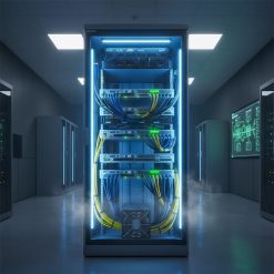 Tường lửa Cisco FPR3120 được lắp đặt trong tủ rack