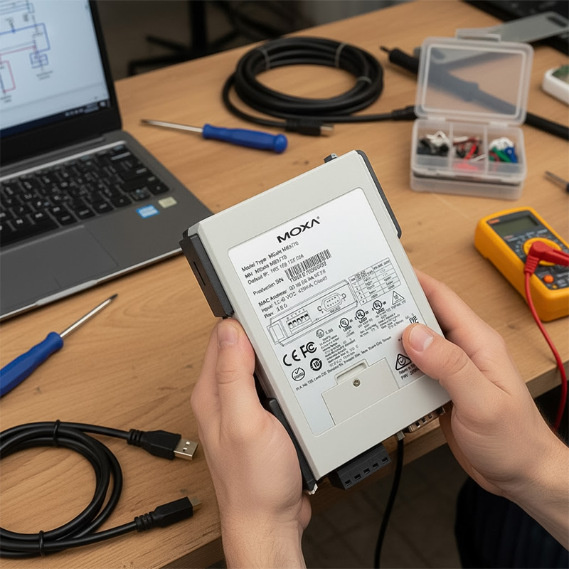 ảnh thực tế Converter Moxa MB3170 1 cổng RS232_485_422 sang Ethernet ảnh thực tế Converter Moxa MB3170 1 cổng RS232_485_422 sang Ethernet