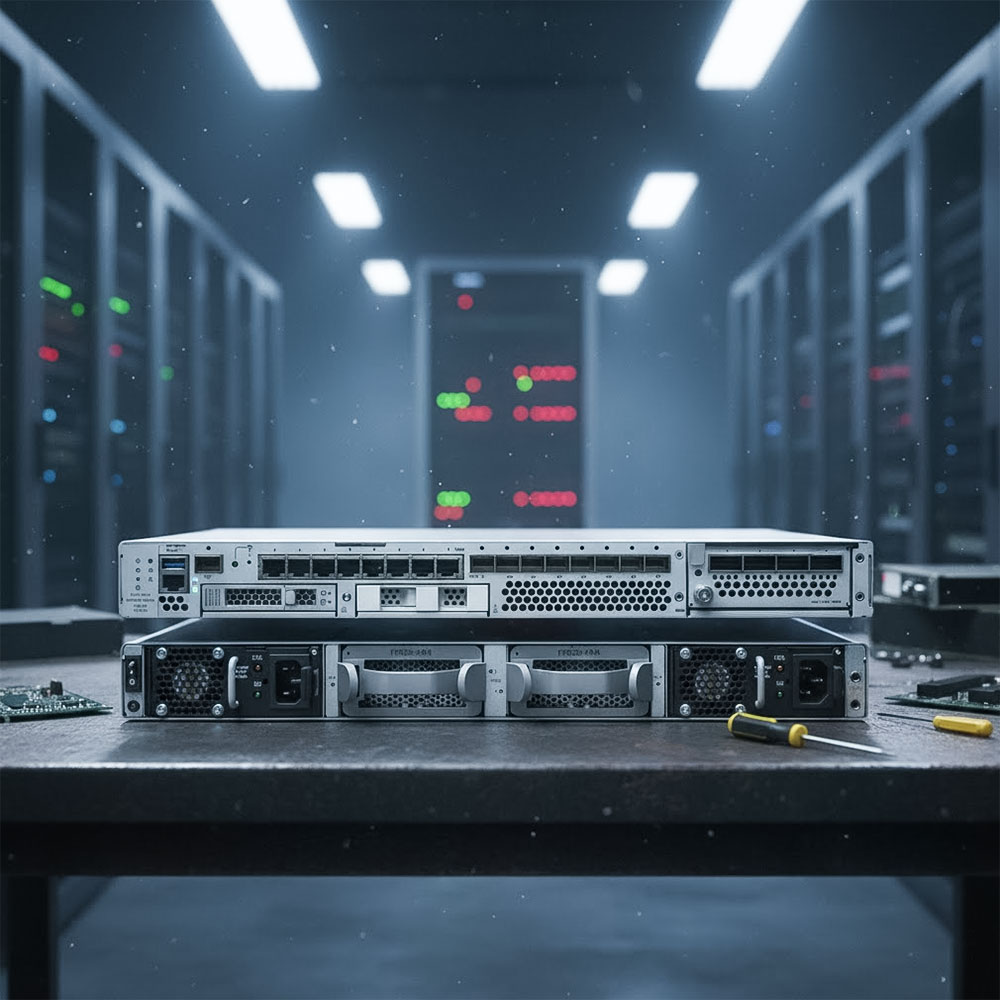 cổng kết nối ở các mặt của Tường lửa Cisco FPR3130