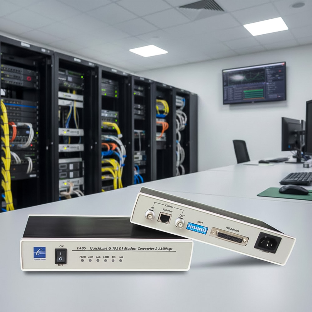 Ảnh thực tế E485 Bộ chuyển đổi tín hiệu RS-485_422 sang E1 Ảnh thực tế E485 Bộ chuyển đổi tín hiệu RS-485_422 sang E1