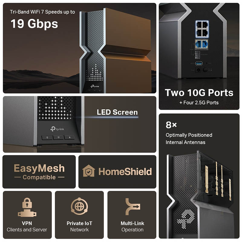 Archer BE800 - Router Wi-Fi 7 Ba Băng Tần BE19000_5