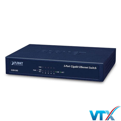Bộ chuyển mạch Switch 5-port Gigabit GSD-503