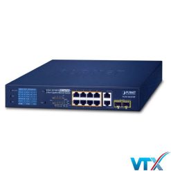 FGSD-1022VHP - Bộ chuyển mạch Switch để bàn 8-Port 10_100TX 802.3at PoE + 2-Port Gigabit TP_SFP có màn hình LCD_2