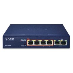 FSD-604HP - Bộ chuyển mạch Switch để bàn 4-Port 10_100TX 802.3af_at PoE + 2-Port 10_100TX (60 Watts)