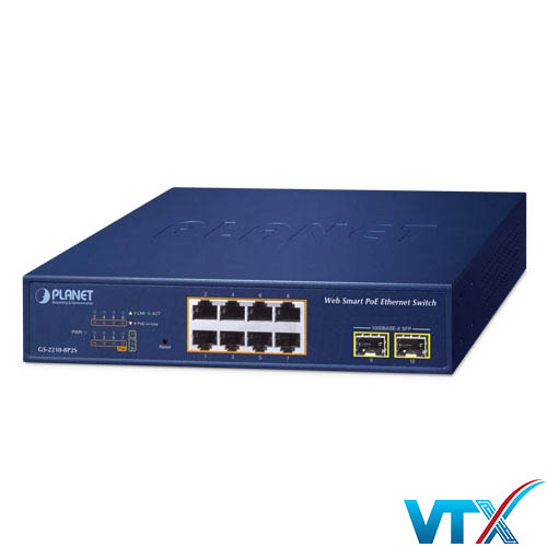 GS-2210-8P2S - Switch Smart Ethernet 8-Port 10_100_1000T 802.3at PoE + 2-Port 1000X SFP_2