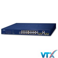 GS-4210-16P4C - Switch quản lý 16-Port 10_100_1000T 802.3at PoE + 4-Port Gigabit TP_SFP_1