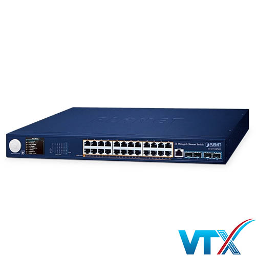GS-6311-24P4XV - Switch L3 24-Port 10_100_1000T 802.3at PoE + 4-Port 10G SFP+