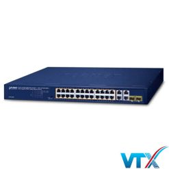 GSW-2824P - Switch Ethernet 24-Port 10_100_1000T 802.3at PoE + 2-Port 10_100_1000T + 2-Port Gigabit TP_SFP_2