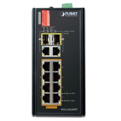 IFGS-1022HPT Switch công nghiệp 8 cổng 10100TX 802.3at PoE + 2x1G SFPmini-GBIC (2)
