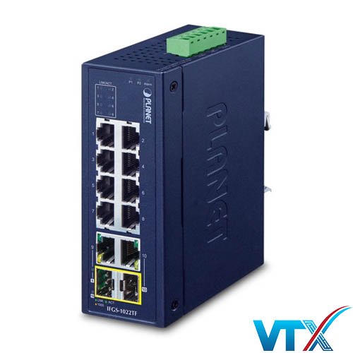 IFGS-1022TF - Switch 8-Port 10_100TX + 2-Port Gigabit TP_SFP_2