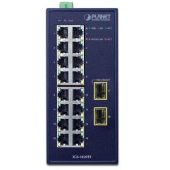 IGS-1820TF - Switch 16-Port 10_100_1000T + 2-Port 1000X SFP