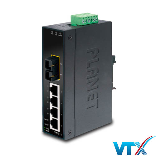 ISW-511_ISW-511S15 - Switch công nghiệp 4-Port 10_100Base-TX + 1-Port 100Base-FX_1