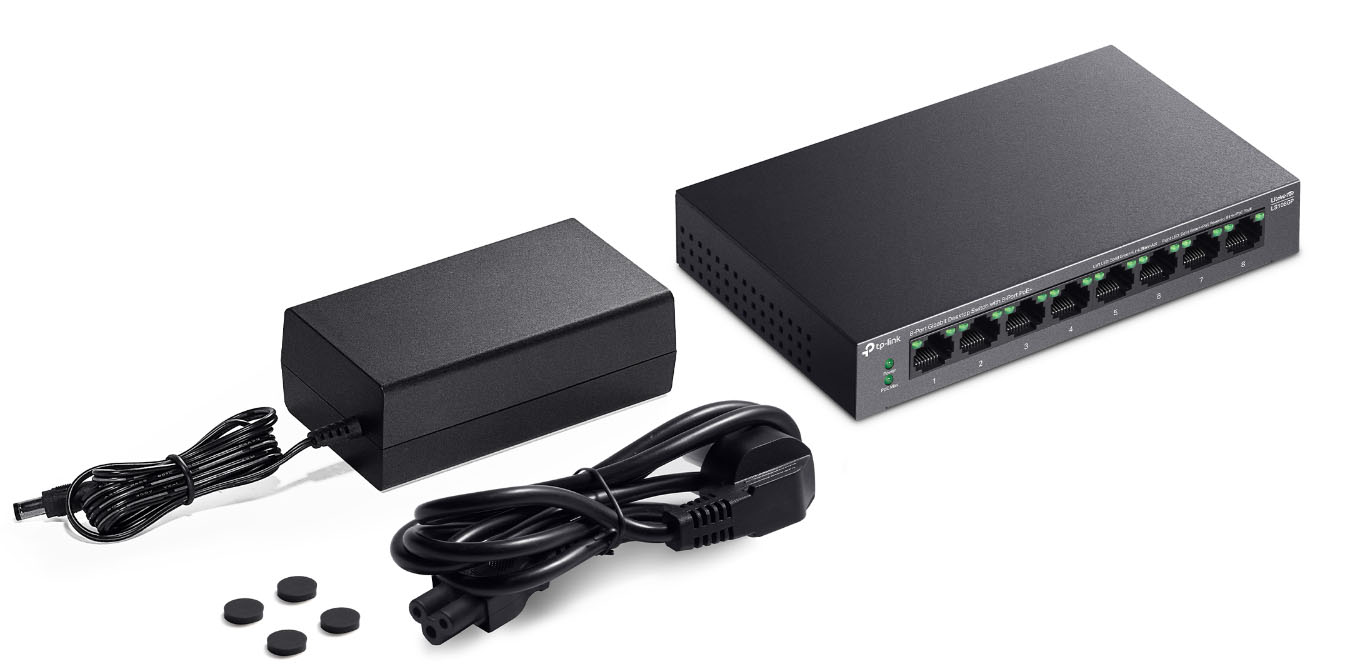 LS108GP Switch POE TP-LINK để bàn với 8 cổng Gigabit PoE+ (2)