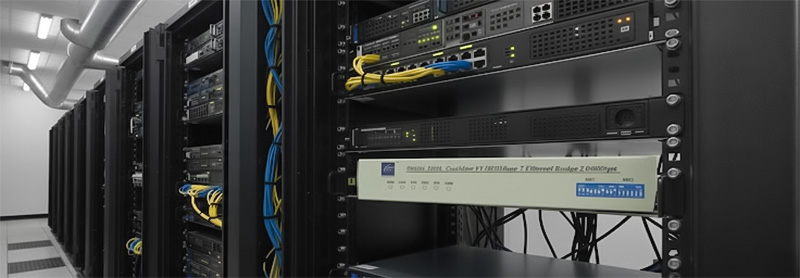 MODEL7211A Bộ chuyển đổi E1 sang Ethernet lắp đặt trong hệ thống mạng