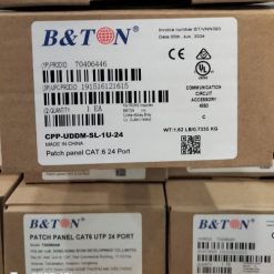 Patch Panel 24 port Cat6 BTON Mã 70406446 (5)