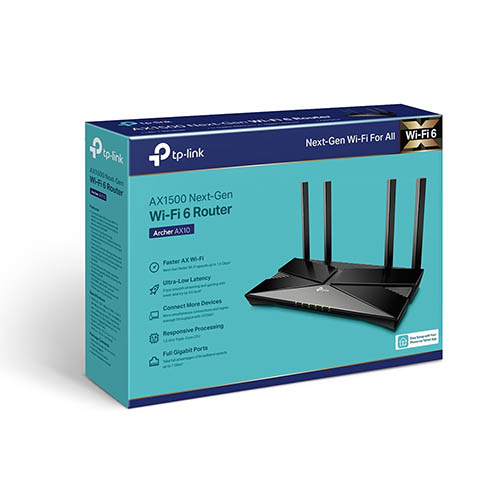 Router Wi-Fi 6 Gigabit AX1500 Archer AX10_7