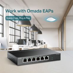 TL-SF1006P Switch TP-Link Để Bàn 6 Cổng 10100Mbps với 4 Cổng PoE+ (5)