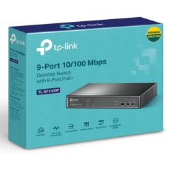TL-SF1009P Switch PoE TP-Link để bàn 9 Cổng 10100Mbps với 8 Cổng PoE+ (6)