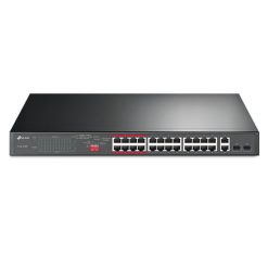 TL-SL1226P Switch TP-LINK 24 cổng POE+ 10100Mbps + 2 cổng Gigabit (1)