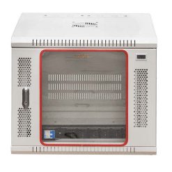 Ảnh chụp mặt trước tủ rack 10U treo tường maxtel_1
