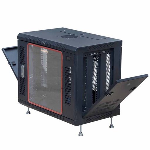 Ảnh mở cửa hông tủ Rack MAXTEL 10U Series