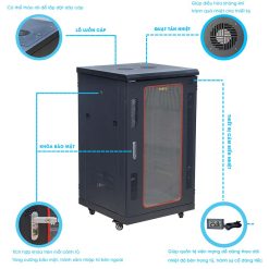 Chi tiết sản phẩm tủ rack 20U maxtel
