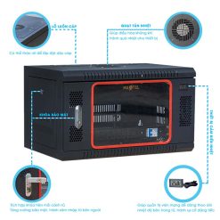 Chi tiết tủ rack Maxtel 6U400