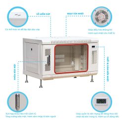 Giới thiệu chi tiết tủ rack 6U maxtel