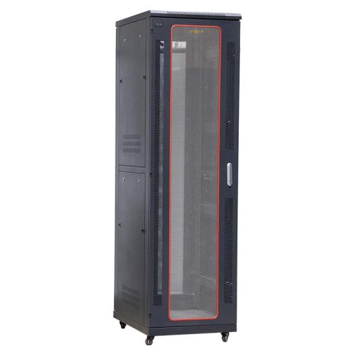 Góc nghiêng phải mặt trước tủ rack 42U Maxtel