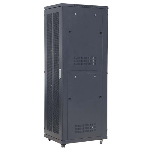 Góc nghiêng trái mặt hông tủ rack 42U Maxtel