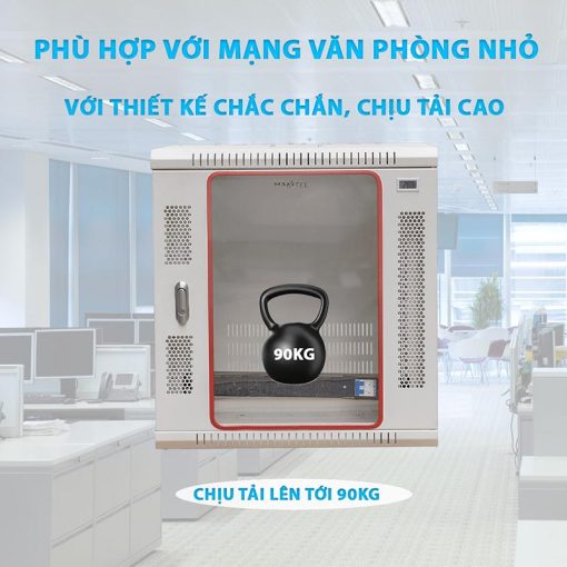 Khả năng chịu tải cao của tủ rack 12U400 Maxtel
