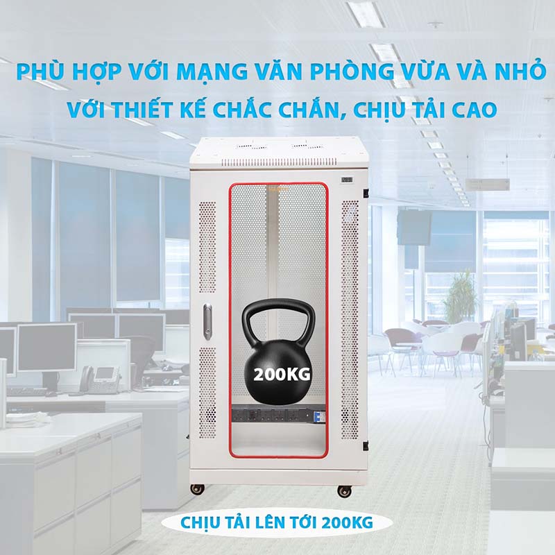 Khả năng chịu tải của tủ rack 22U Maxtel