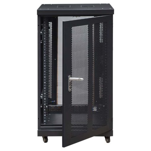 Mặt sau cửa mở tủ rack 20U