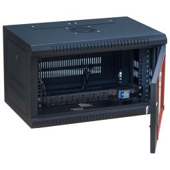 Mặt trước cửa mở tủ Rack MAXTEL 6UD400 treo tường