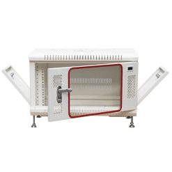 Mặt trước mở cửa hông tủ rack 6U maxtel