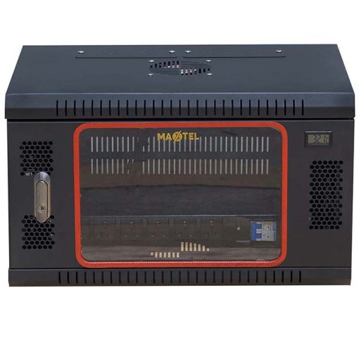 Mặt trước tủ Rack MAXTEL 6UD400 treo tường