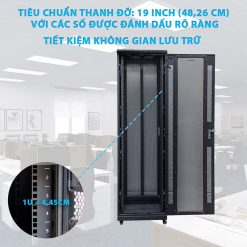 Thanh đỡ tiêu chuẩn 19inch tủ rack 42U Maxtel
