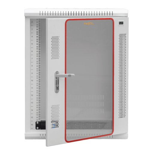 Mặt trước tủ rack treo tường Maxtel 15U