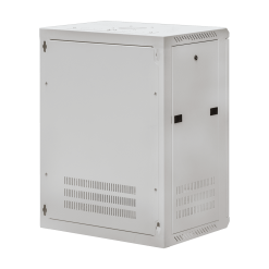 Ảnh chụp một bên hông tủ rack Maxtel 15U Treo tường