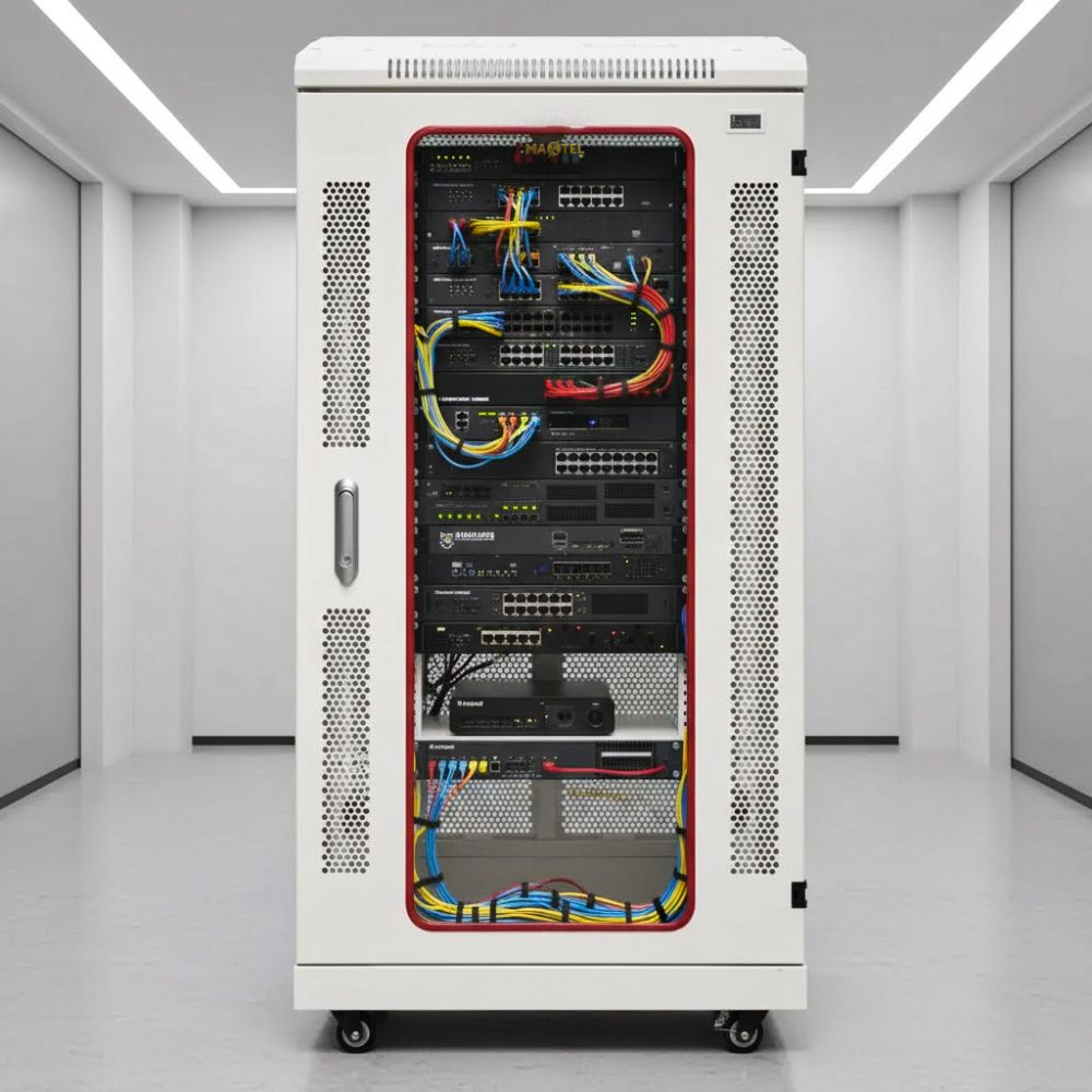 Tủ rack 22u trong doanh nghiệp