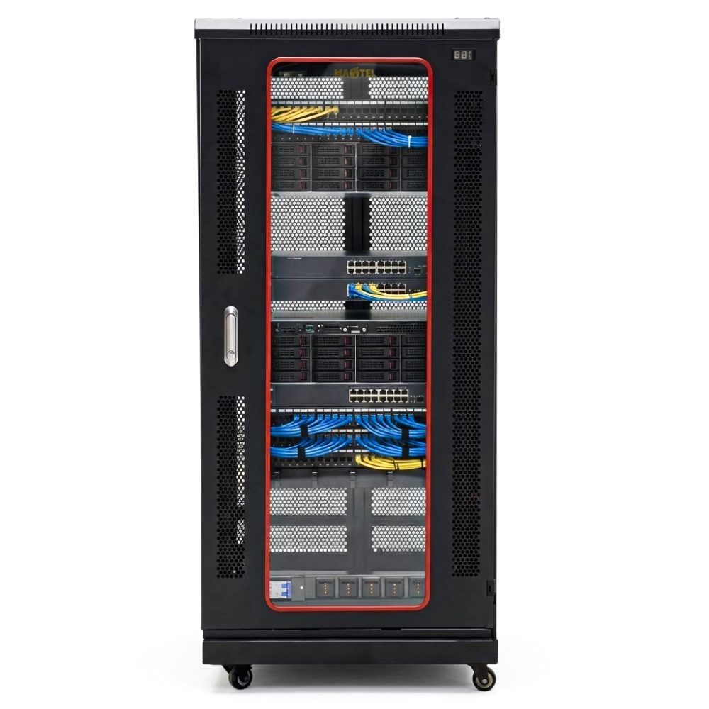 Tủ rack 27U màu đen