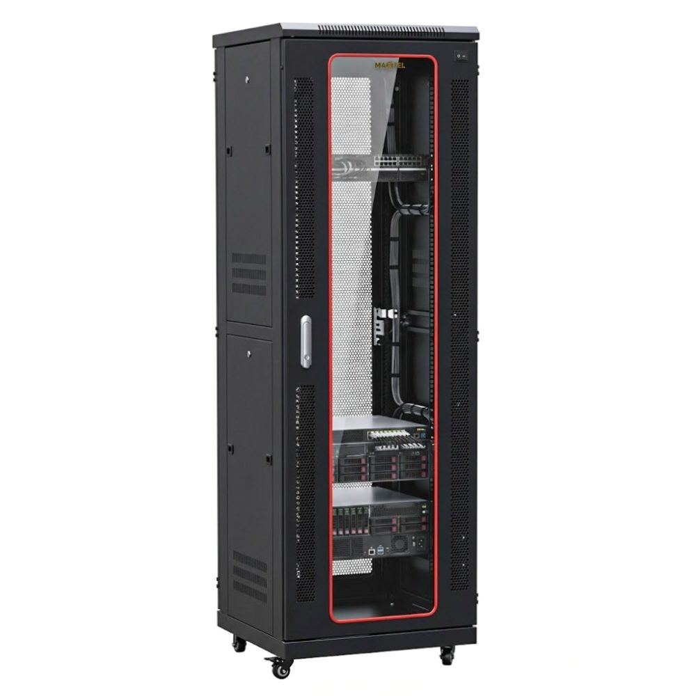 Tủ rack 36U màu đen maxtel