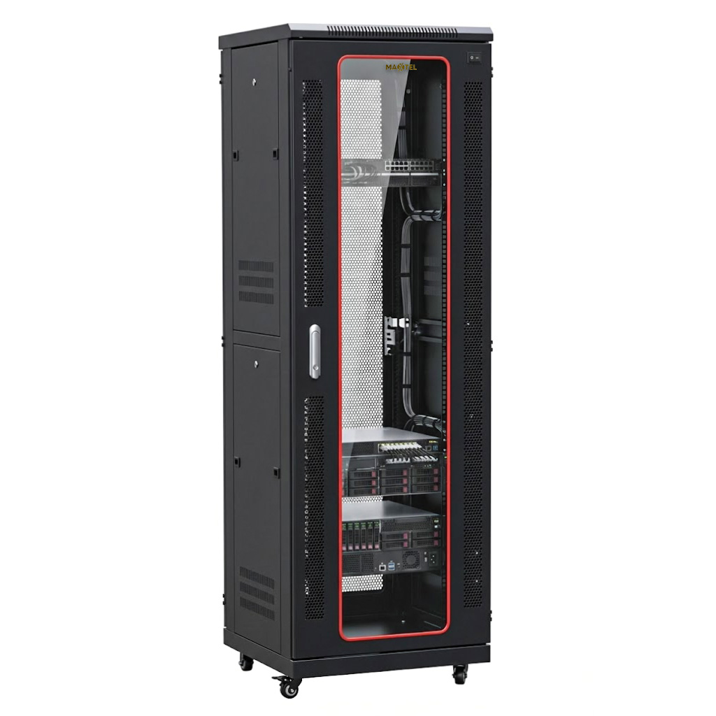 Tủ rack 36U màu đen maxtel Tủ rack 36U màu đen maxtel