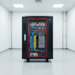 Tủ rack maxtel 15ud600 trong phòng kỹ thuật