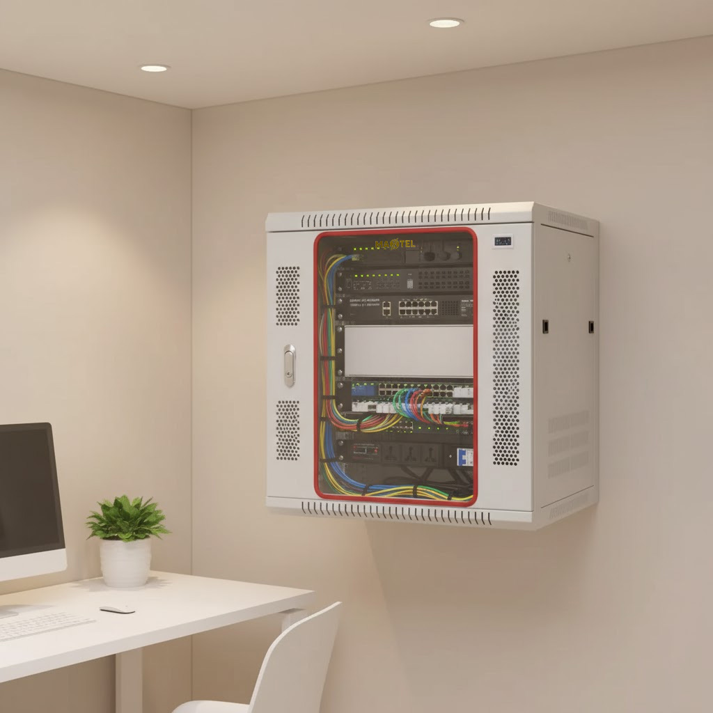 Tủ rack treo tường 12UD600 Maxtel - MTWR-12U600