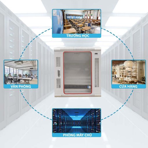 Ứng dụng của tủ rack 12U maxtel