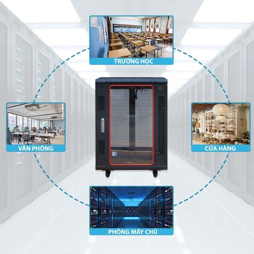 Ứng dụng của tủ rack 15U Maxtel