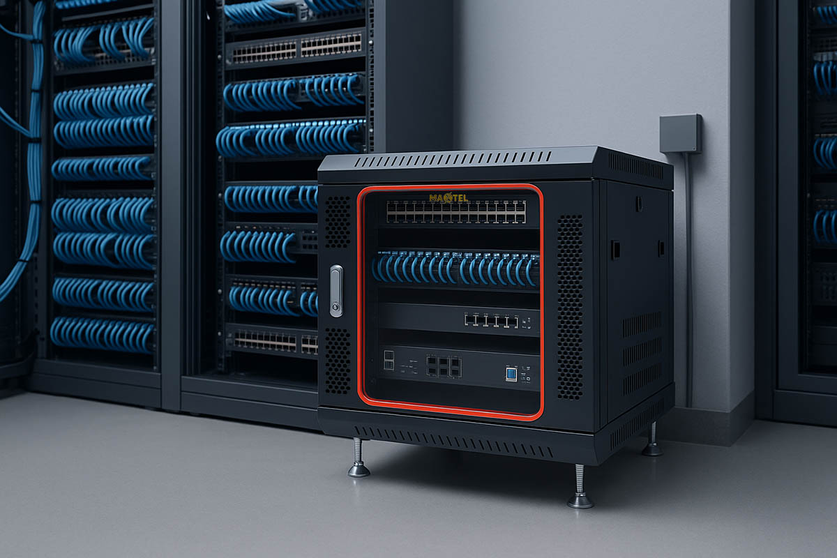 Ứng dụng thực tế của Tủ rack 10UD400 Maxtel đứng