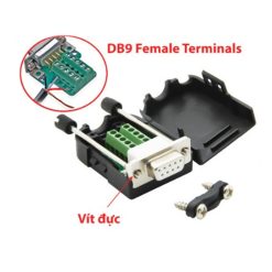 YL-SM01G-9DF Đầu giắc cắm cổng COM không hàn DB9 (3)